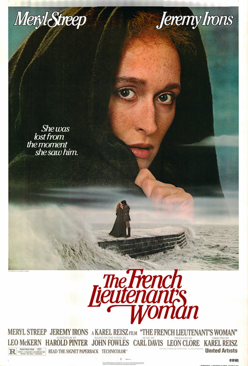the french lieutenants woman 1981 one sheet poster rolled